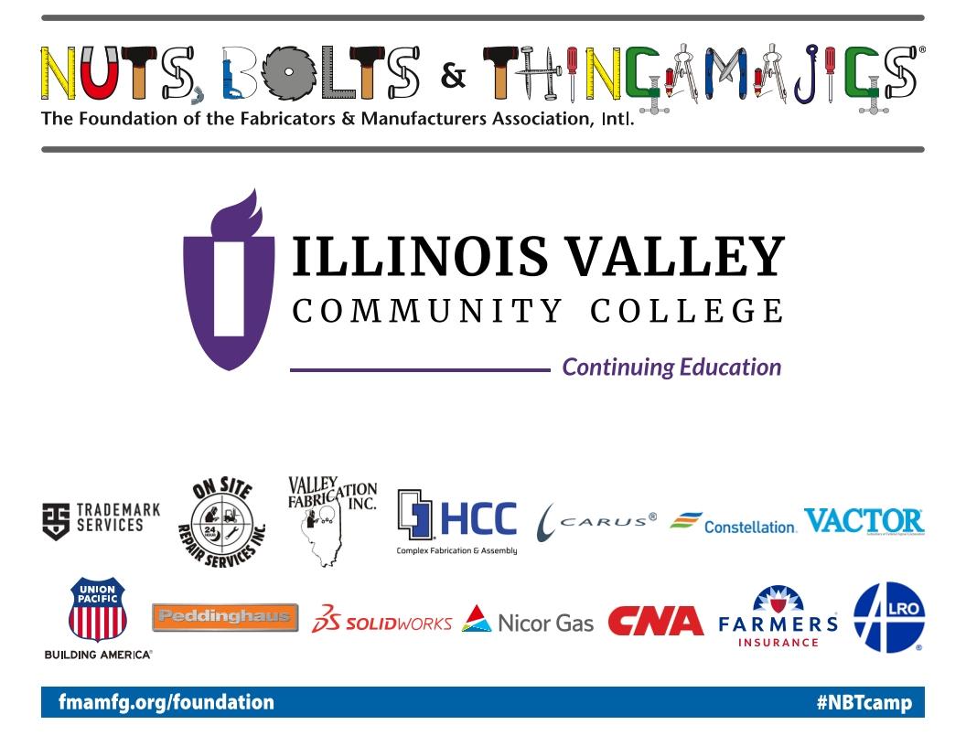 Nuts, Bolts & Thingamajigs Foundation Camp Shirts